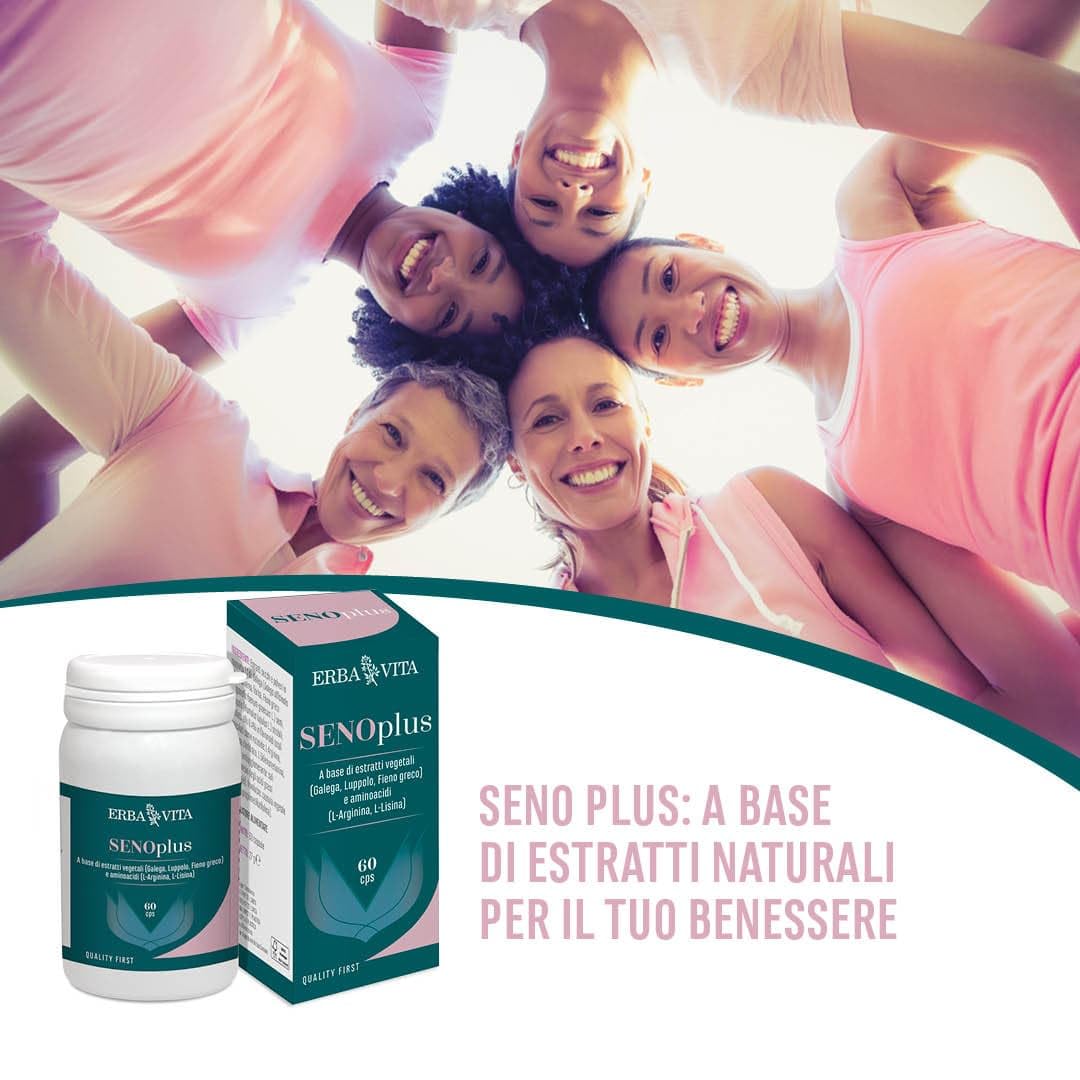 Erba Vita Donna - Seno Plus Integratore, 60 Capsule