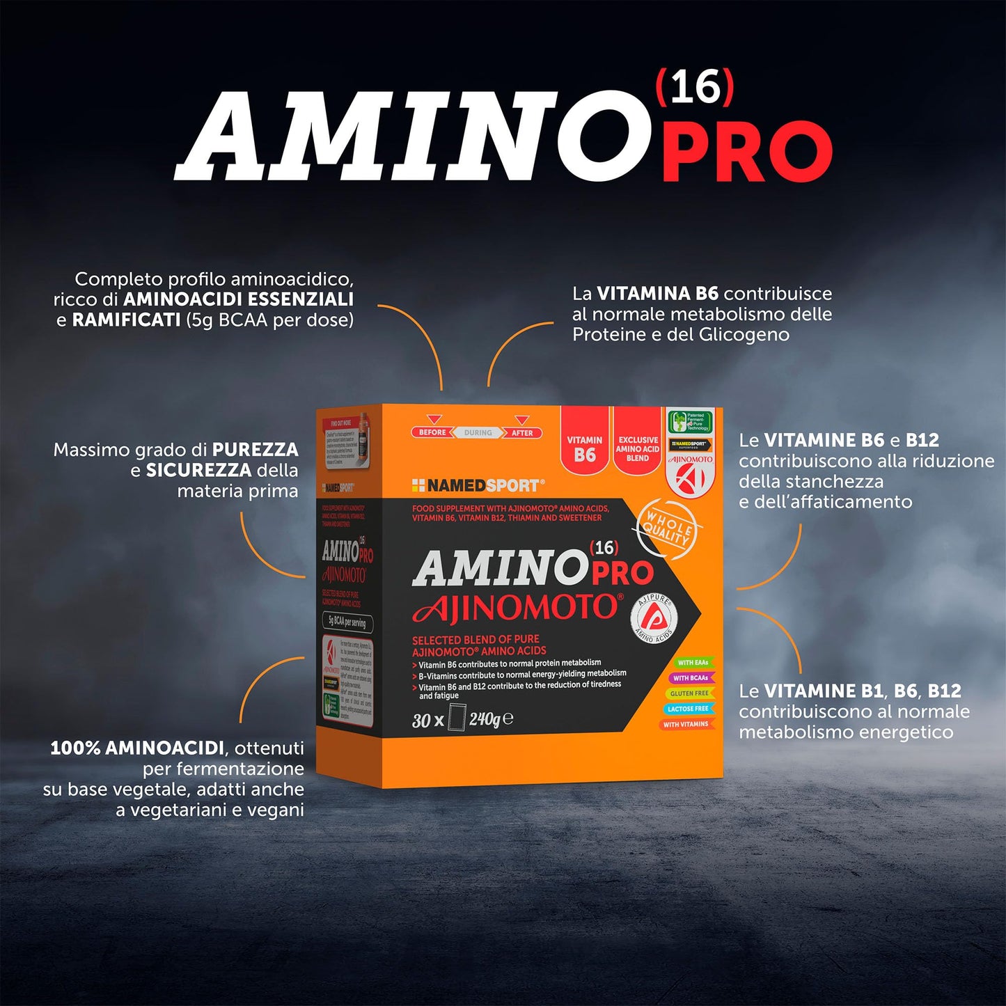 NAMED SPORT AMINO 16 PRO 30 BUSTINE