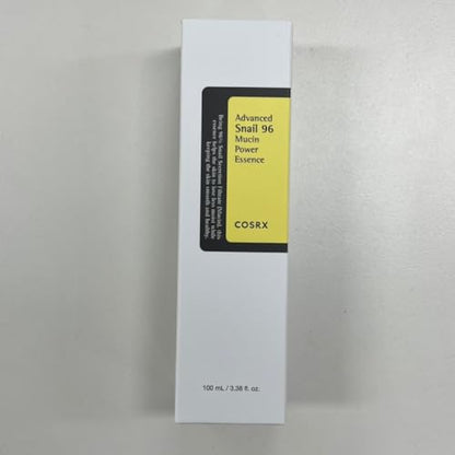 COSRX Essenza di bava di lumaca 96 100ml, 96,3% di filtro di secrezione di lumaca, ringiovanisce la pelle da secchezza e invecchiamento, assorbe rapidamente nella pelle, Ipoallergenico