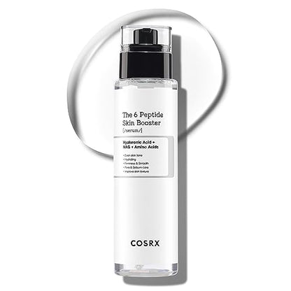 COSRX 6X Peptide Collagen Booster Toner Serum 150mL/5.07 Fl.Oz, Essenza viso potenziatrice del rinnovamento cutaneo, Niacinamide e Acido Ialuronico per tutti i tipi di pelle, skincare coreana