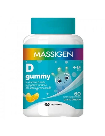 Massigen D Gummy Integratore Alimentare 60 Caramelle Gommose