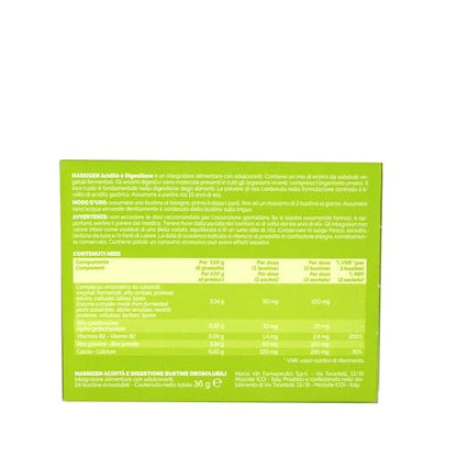 Massigen Acidità E Digestione 24 Bustine Orosolubili