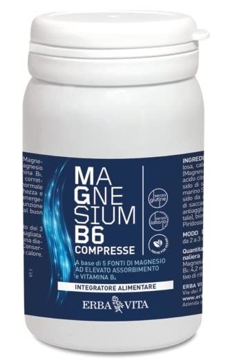 Erba Vita Integratore Alimentare Magnesium B6-60 Capsule