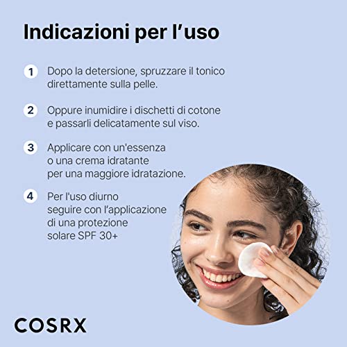 COSRX AHA/BHA Clarifying Treatment Toner | AHA/BHA Chiarificatore Trattamento Tonico spray esfoliante viso per punti bianchi, pori e pelle irregolare, 5.07 fl.oz / 150ml