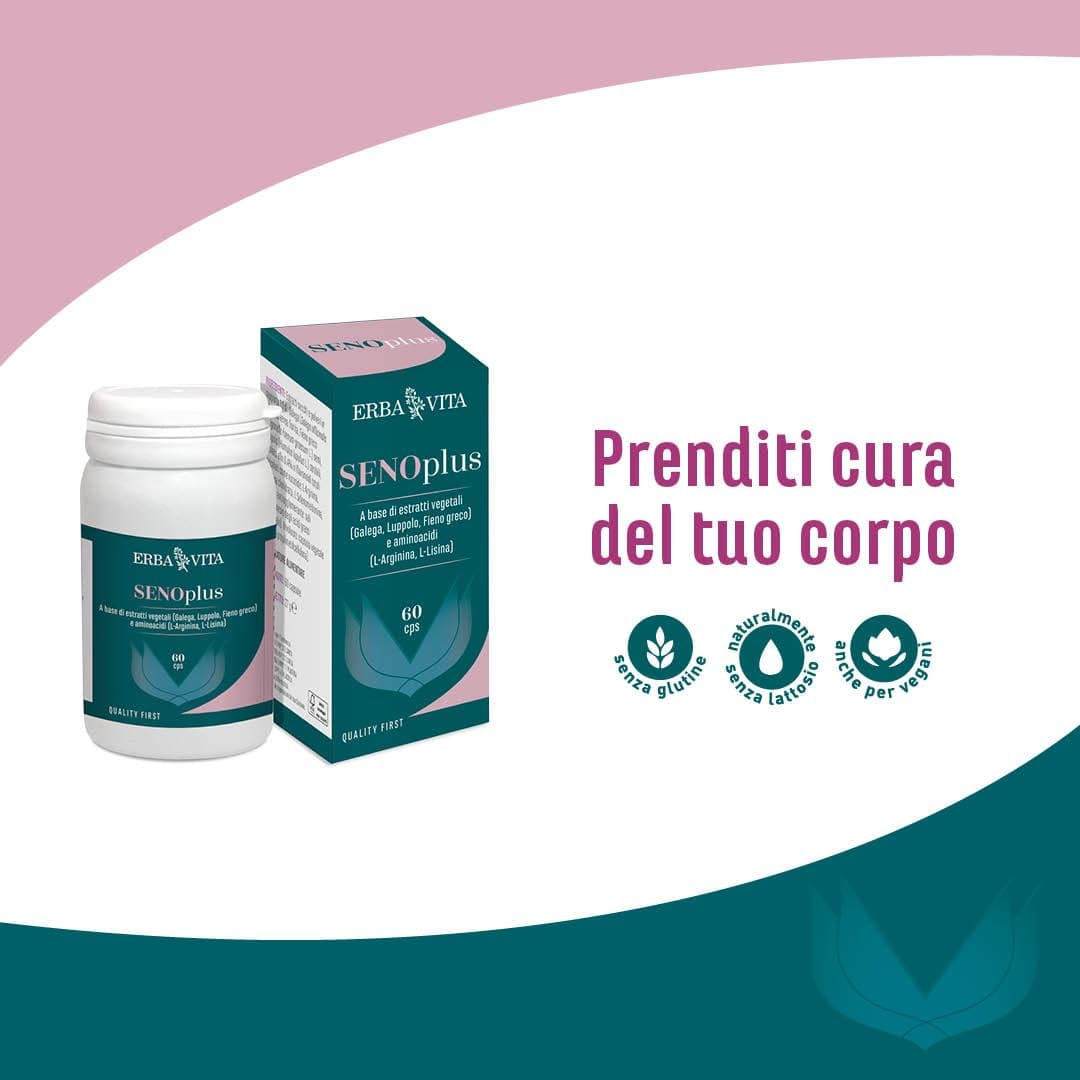 Erba Vita Donna - Seno Plus Integratore, 60 Capsule