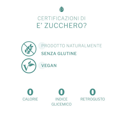 PromoPharma èZucchero? - Dolcificante - Eritritolo, Sostituto Naturale dello Zucchero - 50 stick pack da 3 g
