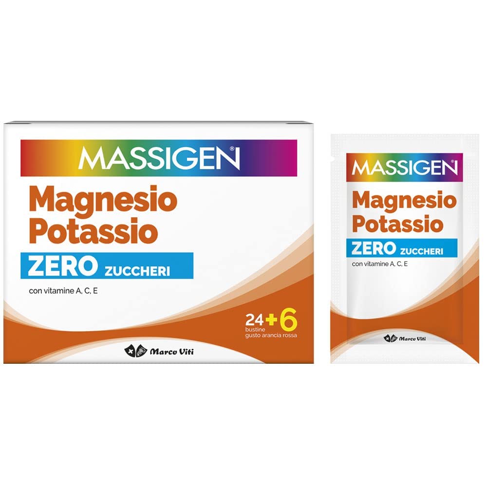 Massigen Magnesio e Potassio zero zuccheri 24 buste