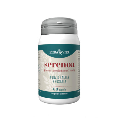 ERBA VITA Integratore Alimentare di Serenoa, 60 Capsule, per Salute della prostata