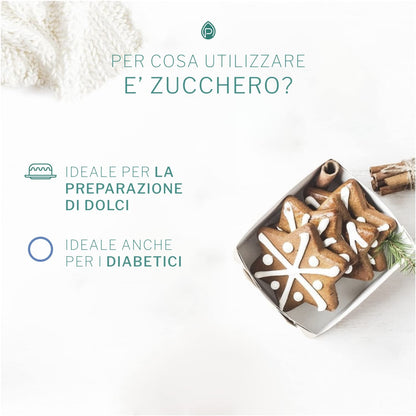 PromoPharma èZucchero? - Dolcificante - Eritritolo, Sostituto Naturale dello Zucchero - 50 stick pack da 3 g