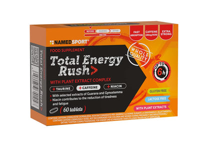 NAMEDSPORT Total Energy Rush - 60Cpr - 72 Gr
