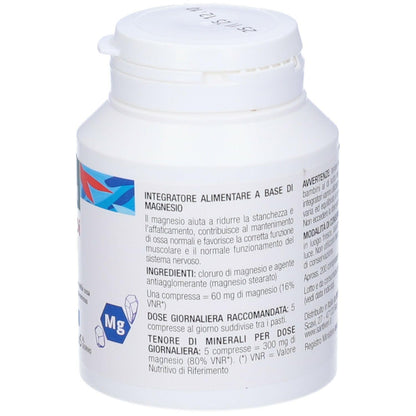 Integratore Alimentare Per Il Metabolismo Energetico Cloruro Di Magnesio 200 Compresse