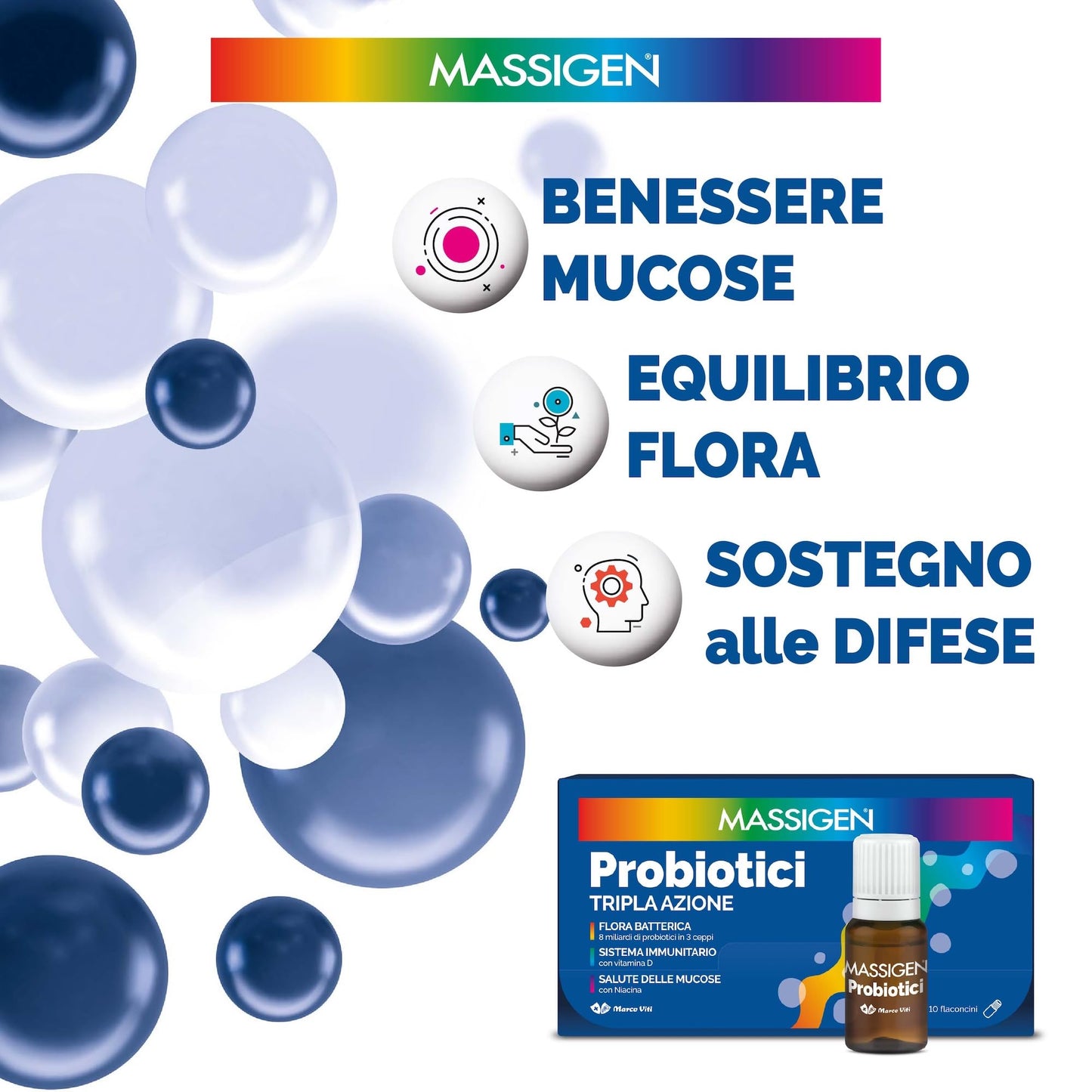 MASSIGEN Probiotici, Liquido