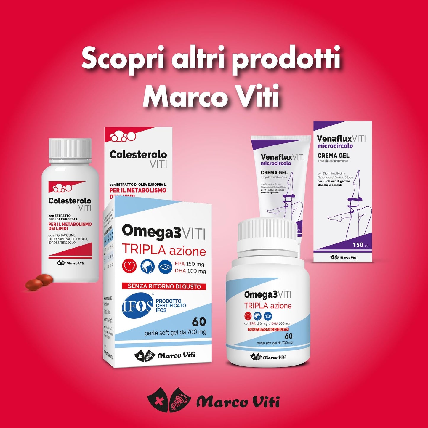 Colesterolo Viti, Integratore per il Metabolismo dei Lipidi, con Estratto di Olivo e Polifenoli, 90 Perle Soft Gel da 680 mg, Senza Glutine