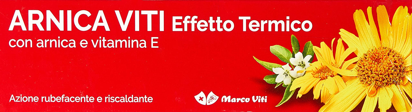 Marco Viti Farmaceutici Arnica Crema Effetto Termico, Multicolore, 100 Millilitri