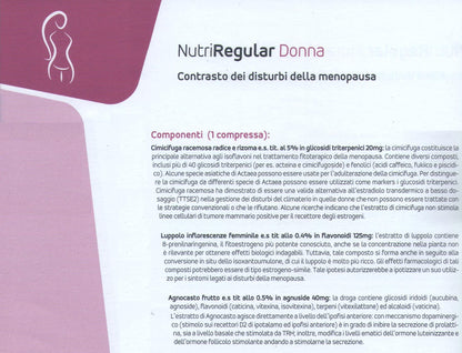 Integratore per Menopausa, Ciclo e Squilibri, 60 cps - Favorisce il Rilassamento - Riduce Sbalzi Temperatura - Aiuta a controllare l’Aumento Peso e Umore - Cimicifuga, Agnocasto, Luppolo