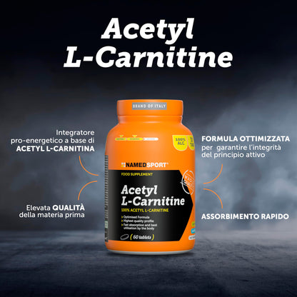 NAMEDSPORT SUPERFOOD Acetil L-Carnitina - Compresse - 60 Cpr - 86 g