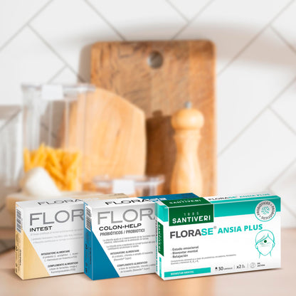 SANTIVERI - FLORASE COLON-HELP 40 capsule - Integratore Alimentare