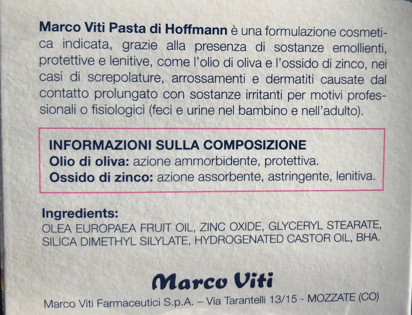 Marco Viti Pasta di Hoffmann [2x200ml] Promo Box