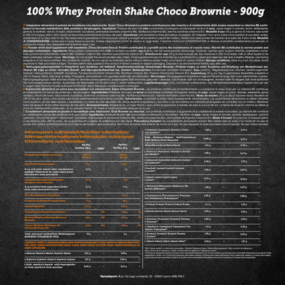 Named Sport 100% Whey Protein Shake Choco-Brownie - 900 Gr